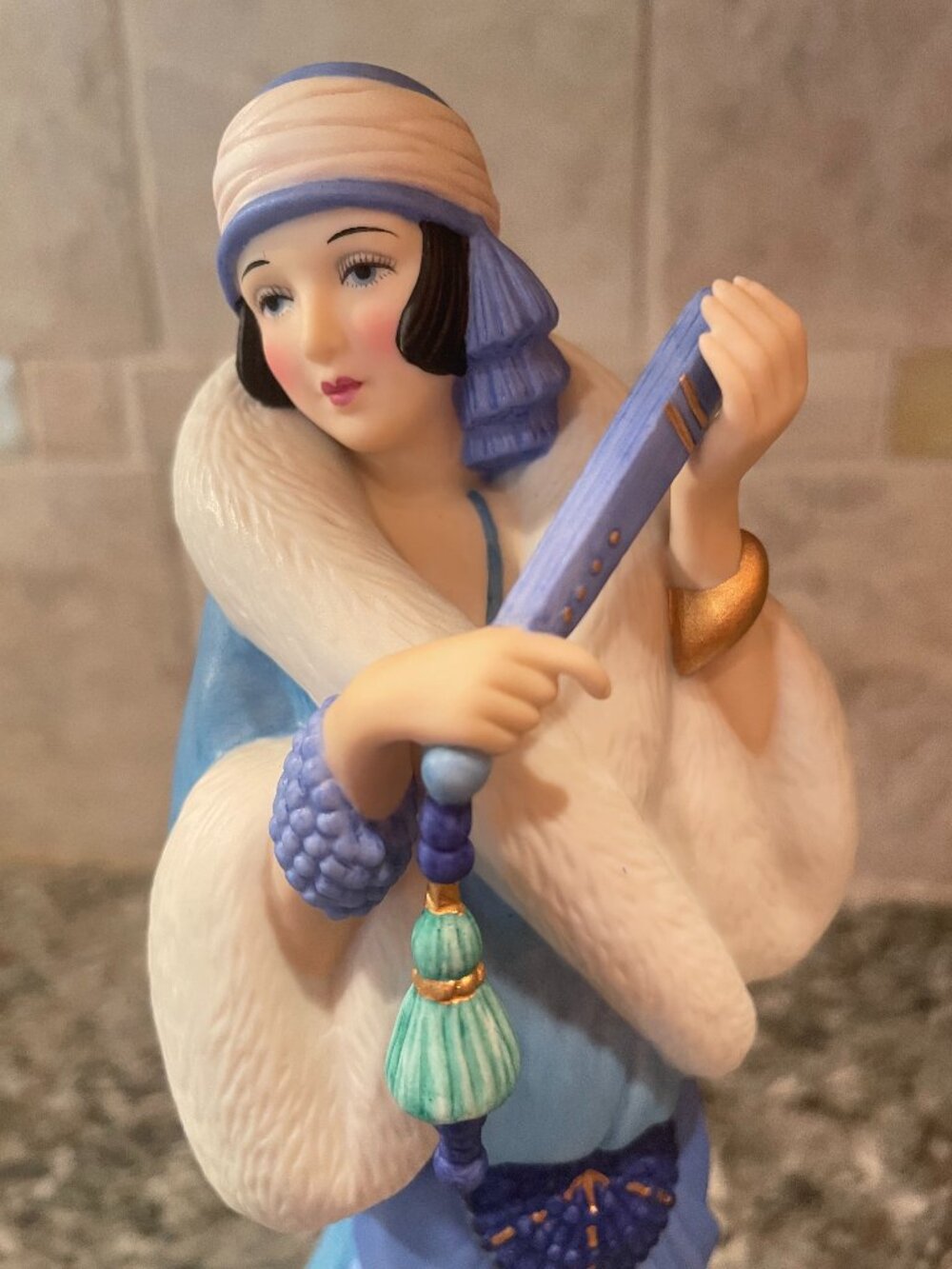 Lenox American Songbook Collection Rhapsody in Blue Porcelain Figurine Vintage